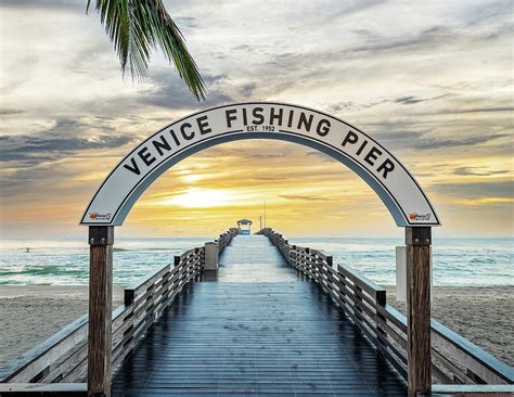 The Venice Fishing Pier Photograph by Rudy Wilms | Pixels