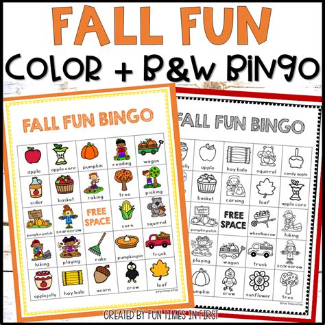 Fall Bingo Game | Fall Activity | Made By Teachers