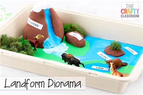 Landform Diorama Craft - The Crafty Classroom