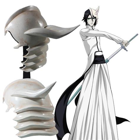 ~Anime BLEACH Ulquiorra Cifer GFRP Mask Cosplay Costume Helmets Masks ...