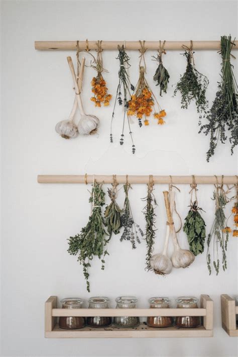 Beautiful DIY Herb Drying Rack For Drying Herbs