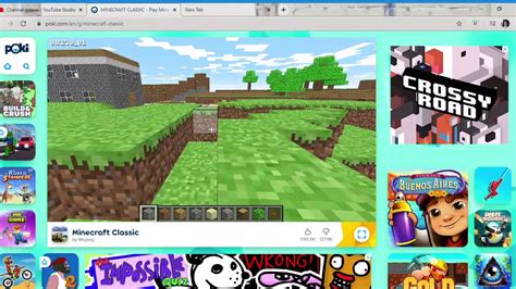 MINECRAFT CLASSIC Play Minecraft Classic on Poki - YouTube