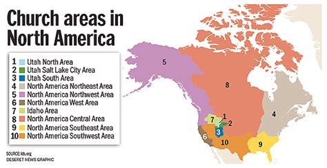 Lds Church Areas Map