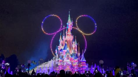 Disney D-Light Drone Show (Updated Version) 2023 | Disneyland Paris ...