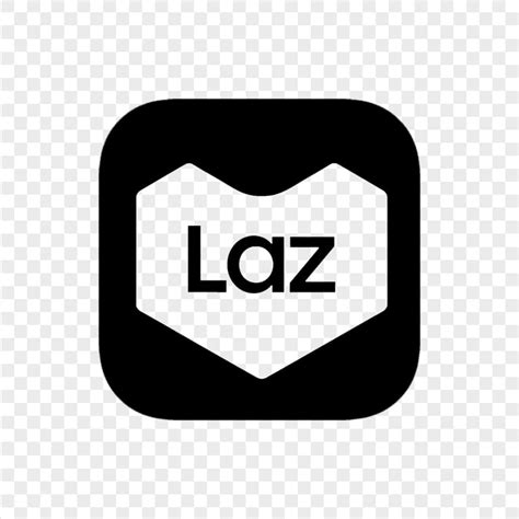 Lazada Laz Square Black Icon FREE PNG | Citypng