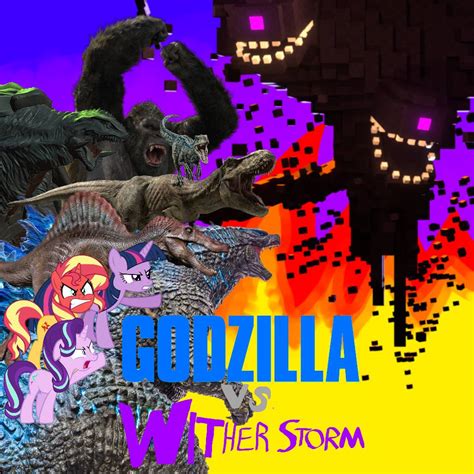 Godzilla vs wither storm 2026 fan made poster 2 by koenpfeil0gmail on ...