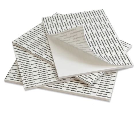 A0 – 10mm White Self Adhesive Foamboard (5 Sheets) - foam-board.co.uk