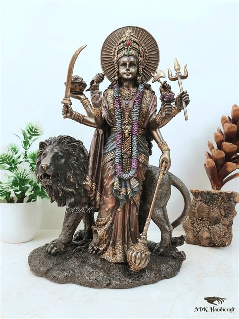 Durga Statue 11 Inches Goddess Durga Statue, Durga for Altar, Parvati ...