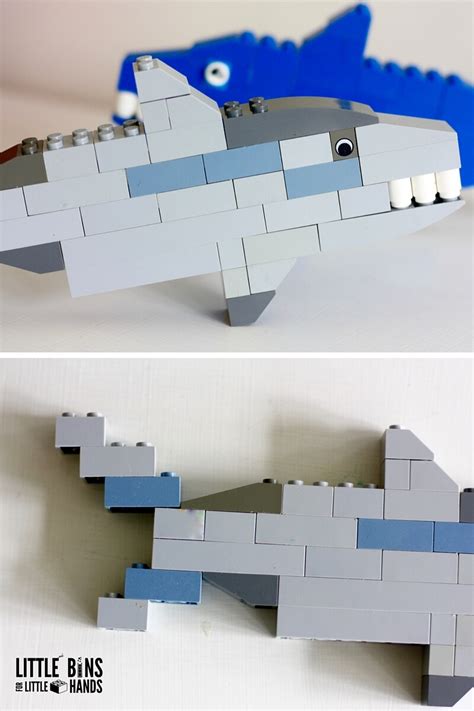 LEGO Sharks Building Activity for Shark Week