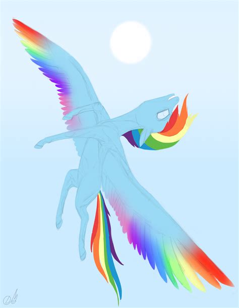 Rainbow Wings (WIP) by Draknairy on DeviantArt