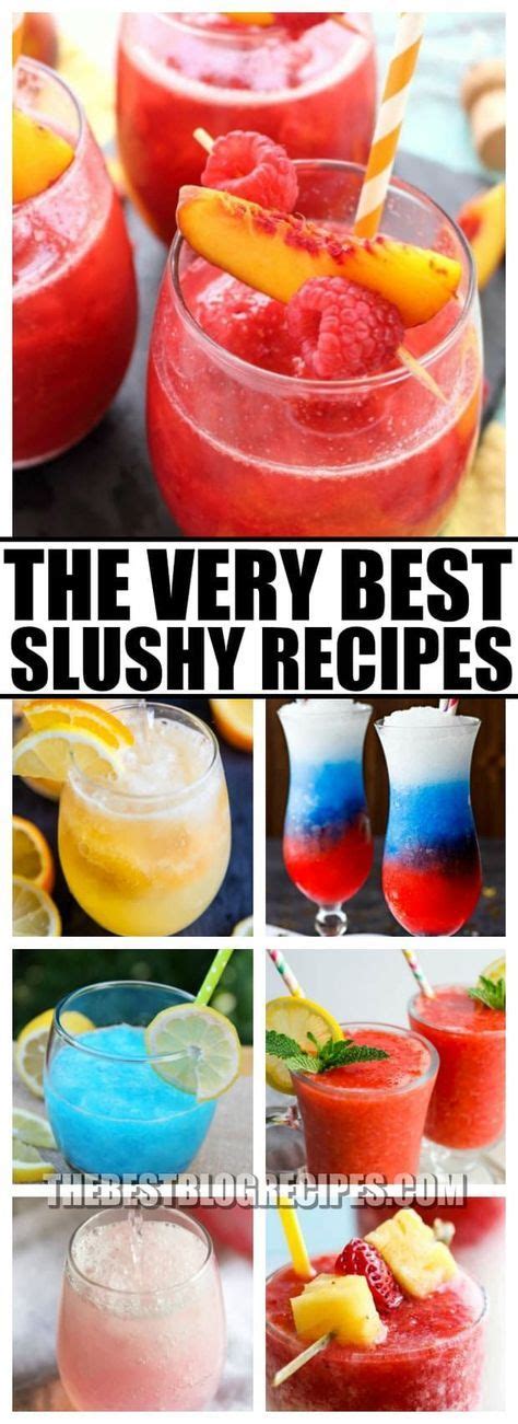 The Best Slushy Recipes - The Best Blog Recipes | Alcohol drink recipes ...