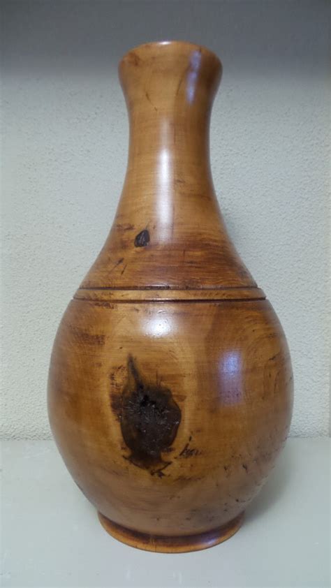 Items similar to Wood Lathe Turned Vase on Etsy