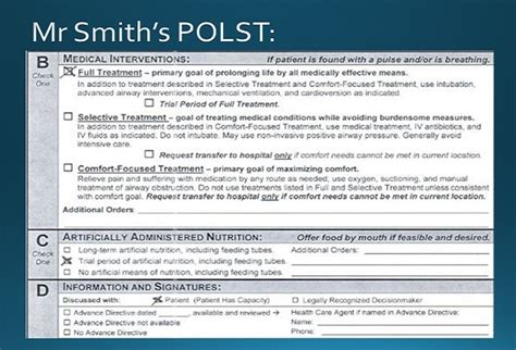 Interpreting End-of-Life Documents