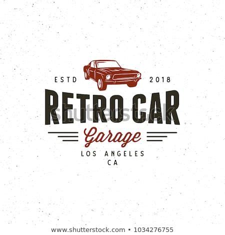 Vintage Muscle Car Garage Logo Retro Stock Vector (Royalty Free) 1034276755 | Shutterstock ...