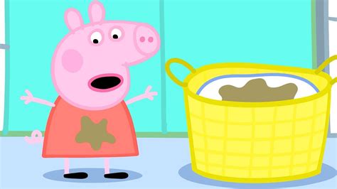 Peppa Washes Her Clothes 🐷 - YouTube