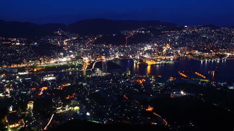 World three major night view Nagasaki 長崎の夜景 - YouTube