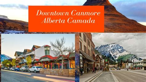 DOWNTOWN CANMORE ALBERTA| an amazing evening walk - YouTube