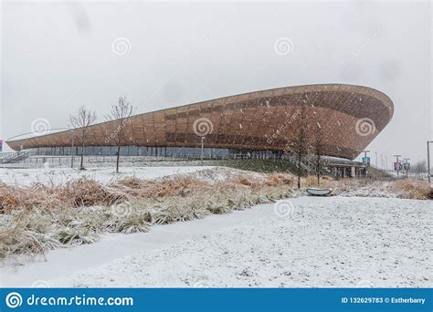 Queen Elizabeth Olympic Park in Snow Editorial Stock Photo - Image of attraction, outside: 132629783