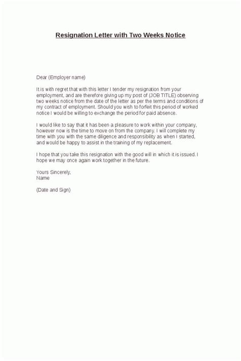 12 Formal Resignation Letter Template Free Word Excel - vrogue.co