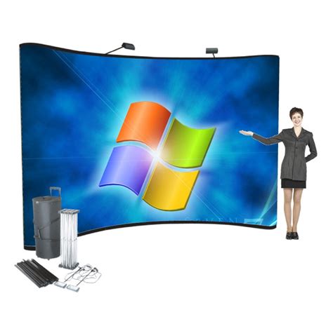 Pop Up Display Curve Magnet Backdrop - MX-PUCLF 4x3 Panels