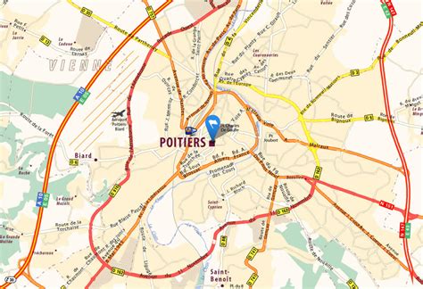 Poitiers Map