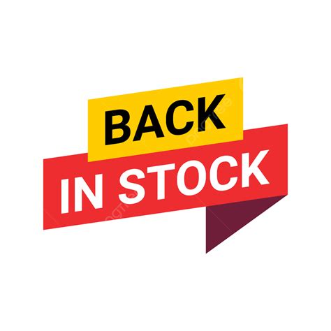 Back In Stock PNG, Vectores, PSD, e Clipart Para Descarga Gratuita - Pngtree