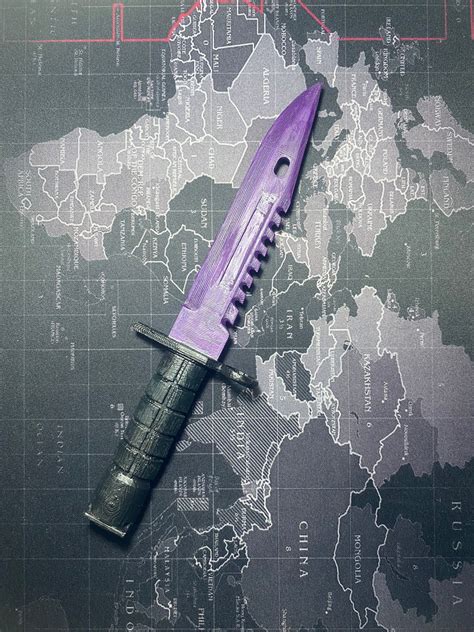 CS:GO M9 Bayonet Knife M9 Bayonet Knife CS 2 Knife 3D - Etsy