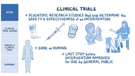 Clinical trials: Video, Anatomy, Definition & Function | Osmosis