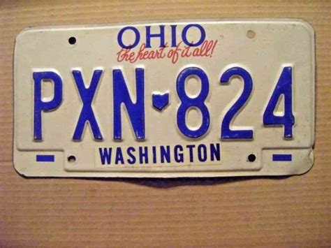 OHIO License Plate 2016 New Style