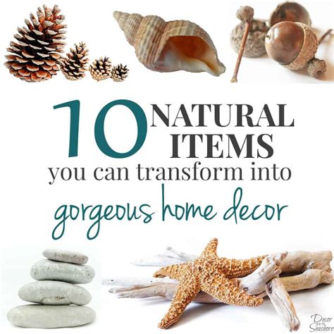 10 Natural Items You Can Craft into Home Decor - Decor by the Seashore