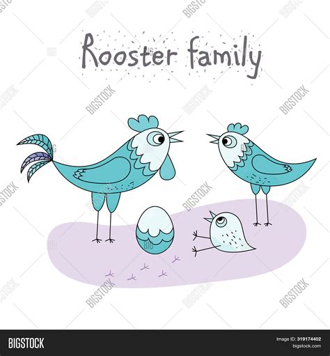 Chicken Family - Vector & Photo (Free Trial) | Bigstock