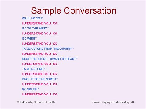 Sample Conversation