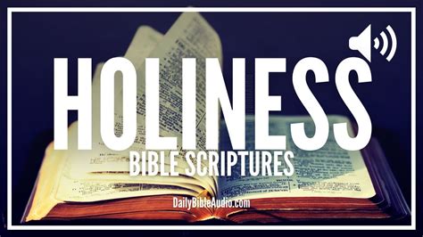 Bible Verses About Holiness | Encouraging Scriptures On Holiness Of God - YouTube