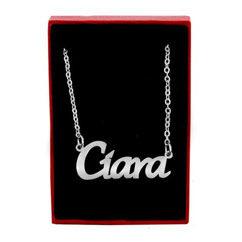 CIARA Personalized Name Necklace 18ct Rose Gold/gold/silver - Etsy