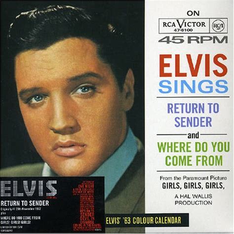 Presley, Elvis - Return to Sender - Amazon.com Music