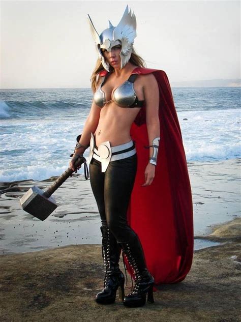 Insanely Awesome Marvel Cosplay That Will Leave You Thirsty | Marvel cosplay girls, Female thor ...