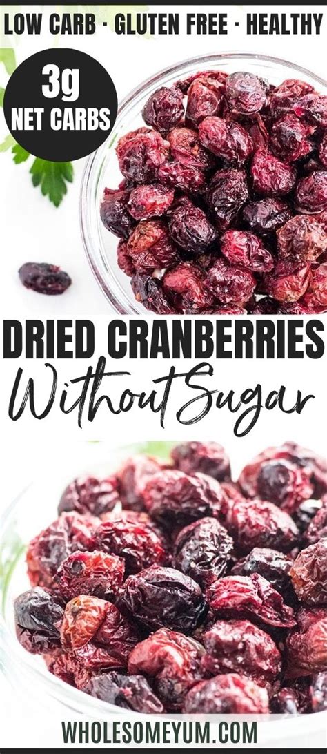 How To Make Dried Cranberries - No Sugar Recipe | Dried cranberries recipes, Cranberry recipes ...