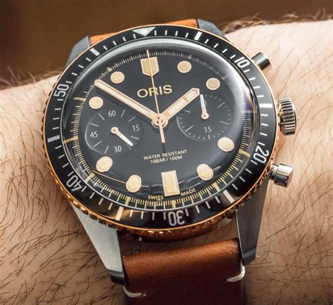 Oris Divers Sixty-Five Chronograph Watch Hands-On | aBlogtoWatch