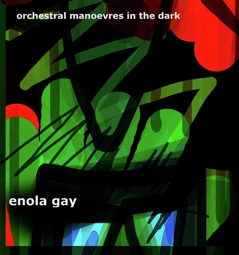 OMD enola gay 1980 Mixed Media by Enki Art