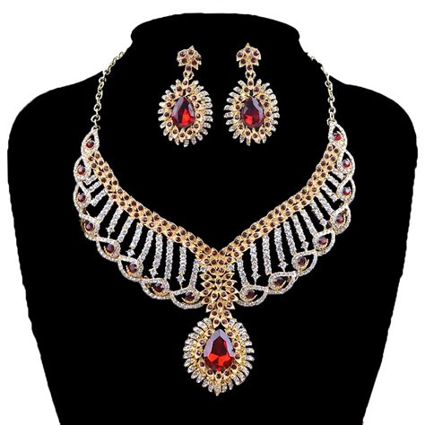 Aliexpress.com : Buy New Indian Fashion Bridal Statement jewelry sets ...