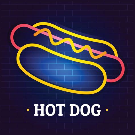 Hot dog logo, flat style 14427677 Vector Art at Vecteezy