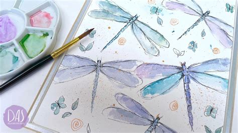 Watercolor Dragonflies | Diane Antone Studio