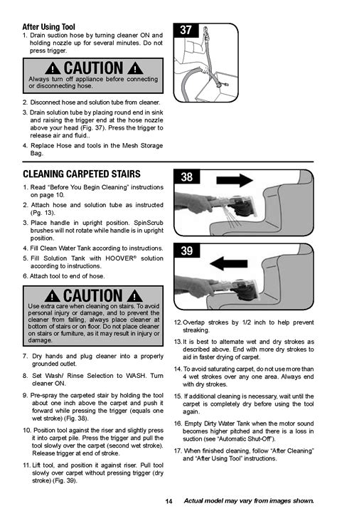 Hoover Power Scrub Deluxe Manual: Safety Instructions & Tips