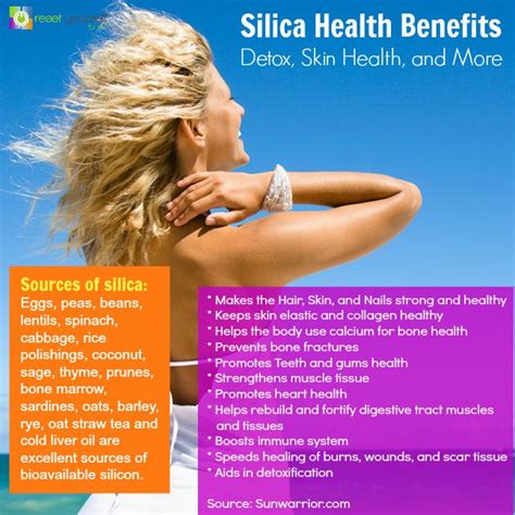 Silica Health Benefits – Detox, Skin Health, and More #ResetYourself #fit… | FOOD: Health ...