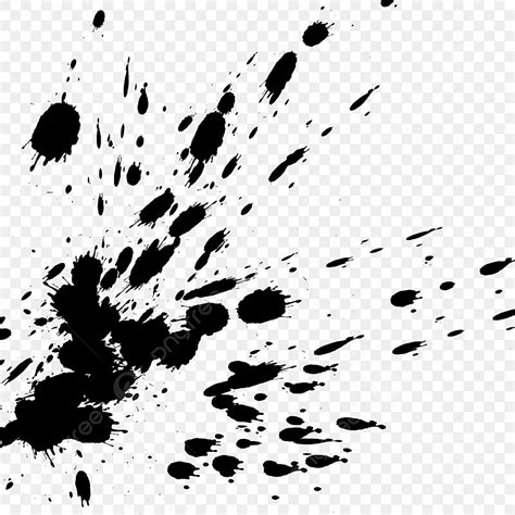 Ink Splatters PNG Picture, Black Ink Splatter Illustration, Ink Splatter, Black Ink, Black PNG ...