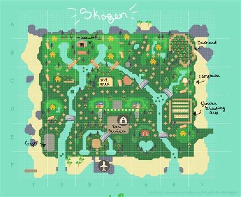 My map plan for Skogen! Feedback welcome! - AnimalCrossingNewHor | Animal crossing, Animal ...