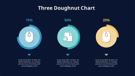 Three Steps Progress Doughnut Graph Chart Diagram - vrogue.co