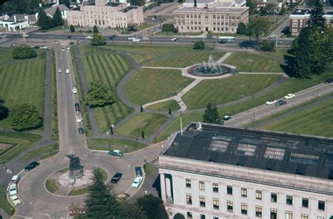 Bird’s-eye view of Capitol Campus in 1950s | WA Secretary of State