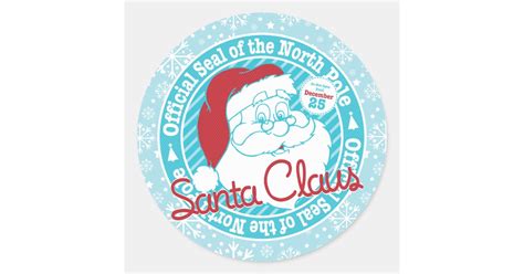 Official Santa Claus Seal Christmas | Zazzle