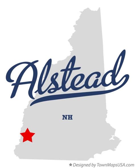 Map of Alstead, NH, New Hampshire